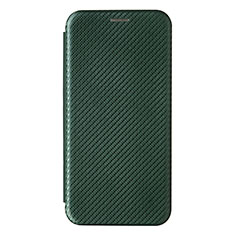 Leather Case Stands Flip Cover Holder L07Z for Samsung Galaxy A25 5G Green