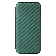 Leather Case Stands Flip Cover Holder L07Z for Samsung Galaxy M32 4G Green