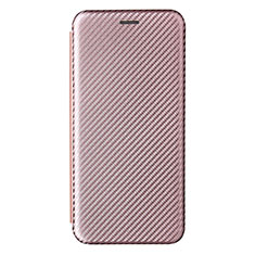 Leather Case Stands Flip Cover Holder L07Z for Samsung Galaxy M32 4G Rose Gold