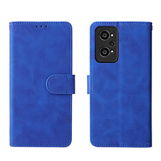 Leather Case Stands Flip Cover Holder L08Z for Realme GT Neo 3T 5G Blue