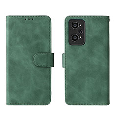 Leather Case Stands Flip Cover Holder L08Z for Realme GT Neo 3T 5G Green