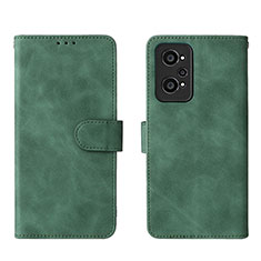 Leather Case Stands Flip Cover Holder L08Z for Realme GT2 5G Green