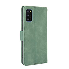 Leather Case Stands Flip Cover Holder L08Z for Samsung Galaxy A41 Green