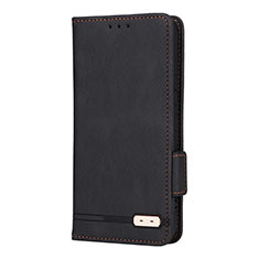 Leather Case Stands Flip Cover Holder L08Z for Samsung Galaxy S21 Plus 5G Black