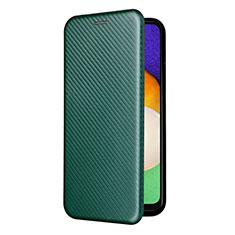 Leather Case Stands Flip Cover Holder L09Z for Samsung Galaxy A04s Green