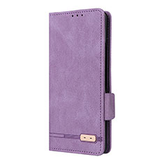 Leather Case Stands Flip Cover Holder L09Z for Samsung Galaxy Z Fold2 5G Purple