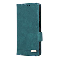 Leather Case Stands Flip Cover Holder L10Z for Samsung Galaxy M32 5G Green