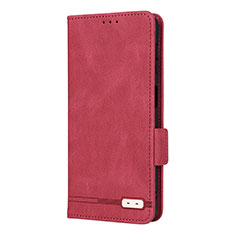 Leather Case Stands Flip Cover Holder L10Z for Samsung Galaxy M32 5G Red