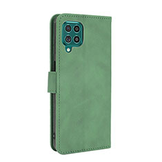 Leather Case Stands Flip Cover Holder L12Z for Samsung Galaxy F62 5G Green