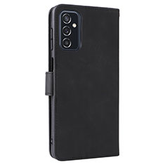 Leather Case Stands Flip Cover Holder L12Z for Samsung Galaxy M52 5G Black
