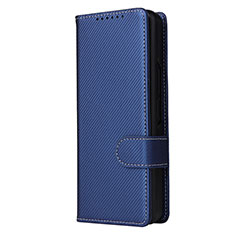 Leather Case Stands Flip Cover Holder L16Z for Samsung Galaxy Z Fold4 5G Blue