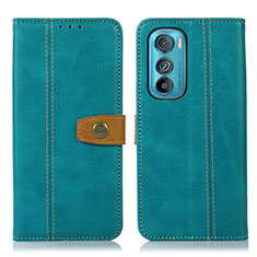 Leather Case Stands Flip Cover Holder M01L for Motorola Moto Edge 30 5G Green