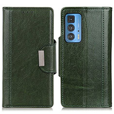 Leather Case Stands Flip Cover Holder M01L for Motorola Moto Edge S Pro 5G Green