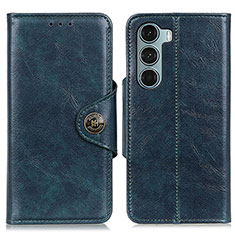 Leather Case Stands Flip Cover Holder M01L for Motorola Moto Edge S30 5G Blue