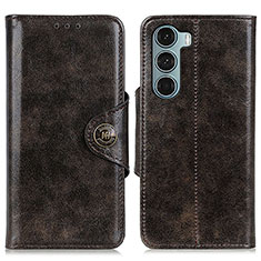 Leather Case Stands Flip Cover Holder M01L for Motorola Moto Edge S30 5G Bronze