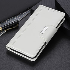 Leather Case Stands Flip Cover Holder M01L for Motorola Moto G10 Power White