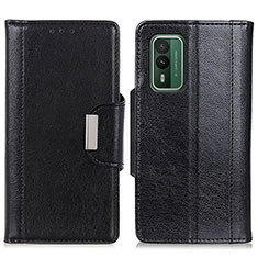 Leather Case Stands Flip Cover Holder M01L for Nokia XR21 Black