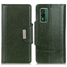 Leather Case Stands Flip Cover Holder M01L for Nokia XR21 Green