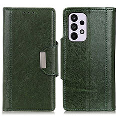 Leather Case Stands Flip Cover Holder M01L for Samsung Galaxy A33 5G Green