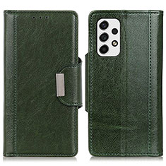 Leather Case Stands Flip Cover Holder M01L for Samsung Galaxy A53 5G Green