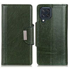 Leather Case Stands Flip Cover Holder M01L for Samsung Galaxy M32 4G Green