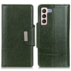 Leather Case Stands Flip Cover Holder M01L for Samsung Galaxy S21 Plus 5G Green