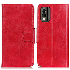 Leather Case Stands Flip Cover Holder M02L for Nokia C210 Red