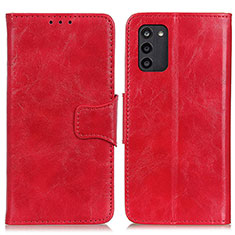 Leather Case Stands Flip Cover Holder M02L for Nokia G100 Red