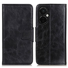 Leather Case Stands Flip Cover Holder M02L for OnePlus Nord N30 5G Black