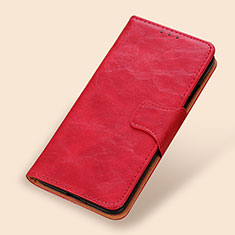 Leather Case Stands Flip Cover Holder M02L for Realme V11 5G Red