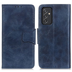 Leather Case Stands Flip Cover Holder M02L for Samsung Galaxy A05s Blue
