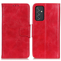 Leather Case Stands Flip Cover Holder M02L for Samsung Galaxy A05s Red