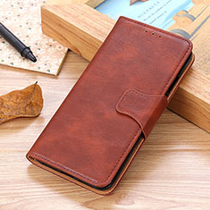 Leather Case Stands Flip Cover Holder M02L for Sony Xperia Ace II SO-41B Brown