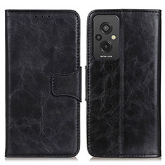 Leather Case Stands Flip Cover Holder M02L for Xiaomi Redmi 11 Prime 4G Black