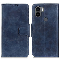 Leather Case Stands Flip Cover Holder M02L for Xiaomi Redmi A1 Plus Blue