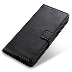 Leather Case Stands Flip Cover Holder M03L for Motorola Moto G41 Black