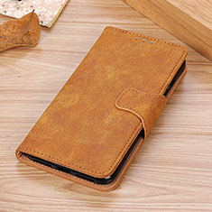 Leather Case Stands Flip Cover Holder M03L for Samsung Galaxy M02 Khaki