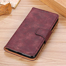Leather Case Stands Flip Cover Holder M03L for Xiaomi Mi 10i 5G Purple