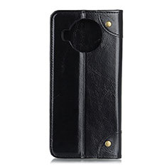 Leather Case Stands Flip Cover Holder M04L for Xiaomi Mi 10i 5G Black