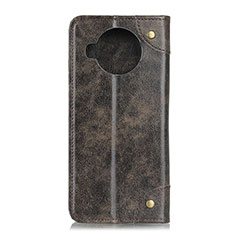 Leather Case Stands Flip Cover Holder M04L for Xiaomi Mi 10i 5G Bronze