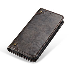 Leather Case Stands Flip Cover Holder M04L for Xiaomi Poco M3 Bronze