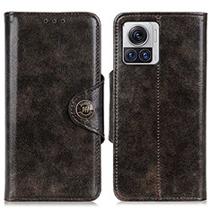 Leather Case Stands Flip Cover Holder M05L for Motorola Moto Edge 30 Ultra 5G Brown