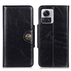 Leather Case Stands Flip Cover Holder M05L for Motorola Moto Edge X30 Pro 5G Black