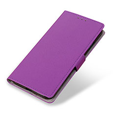 Leather Case Stands Flip Cover Holder M05L for Nothing Phone 1 Purple
