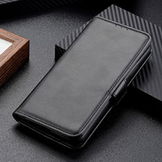 Leather Case Stands Flip Cover Holder M06L for Motorola Moto G31 Black