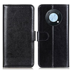 Leather Case Stands Flip Cover Holder M07L for Huawei Nova Y90 Black