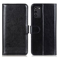 Leather Case Stands Flip Cover Holder M07L for Nokia G100 Black