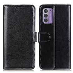 Leather Case Stands Flip Cover Holder M07L for Nokia G42 5G Black