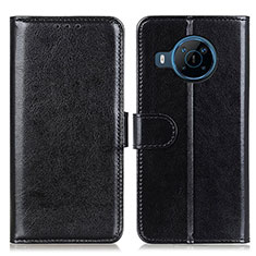 Leather Case Stands Flip Cover Holder M07L for Nokia X100 5G Black