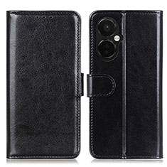 Leather Case Stands Flip Cover Holder M07L for OnePlus Nord CE 3 5G Black